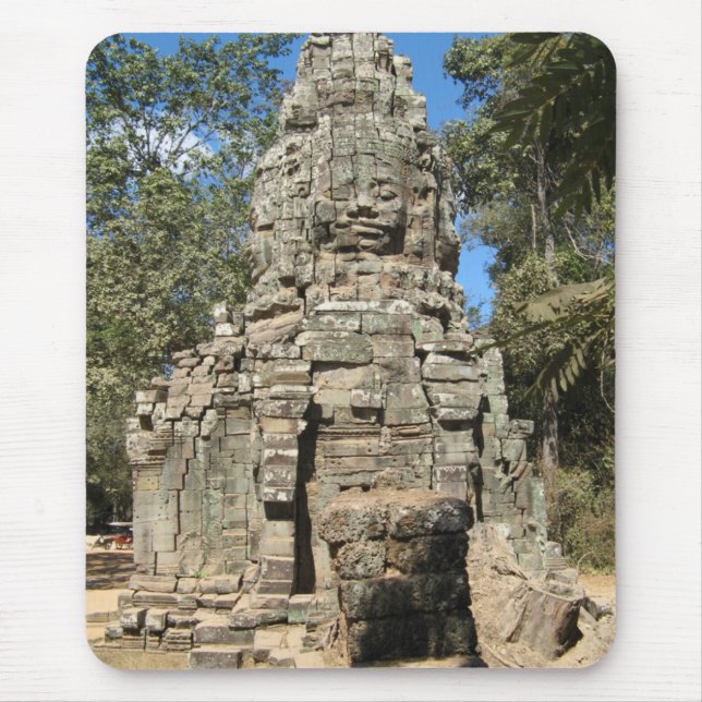 Mini Bayon ... Ta Prohm, Siem Reap, Cambodia Mouse Pad (Front)