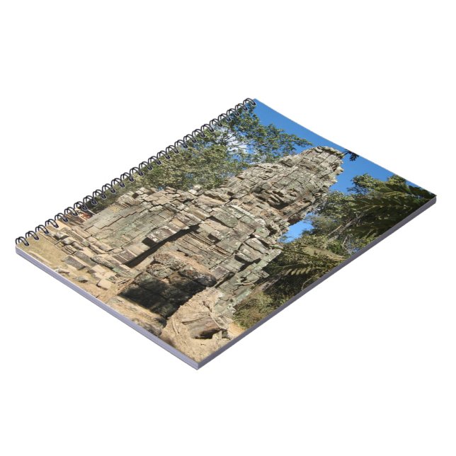 Mini Bayon ... Ta Prohm, Siem Reap, Cambodia Notebook (Left Side)