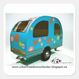 Mini Bike Camper Sticker