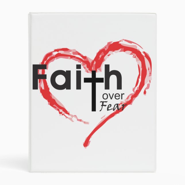 Mini Binder Faith over Fear (Front)