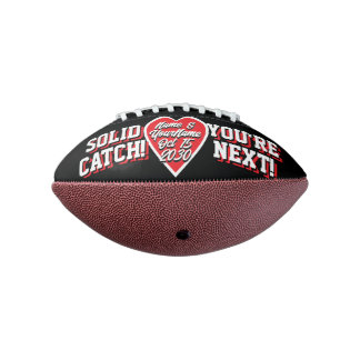 MINI - Black Red White - Alternative Garter Toss Football