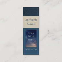 Mini Bookmark for Author or Writer Promotions