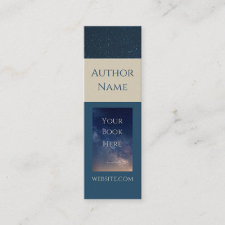 Mini Bookmark for Author or Writer Promotions Business Card