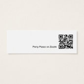 Mini Bookmarks for Halloween Party Favor (Back)