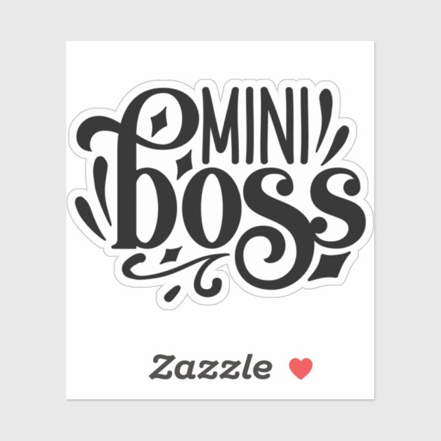 Mini Boss, baby boss Sticker (Sheet)