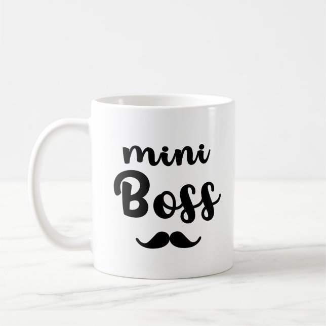 Mini Boss Baby Coffee Mug (Left)
