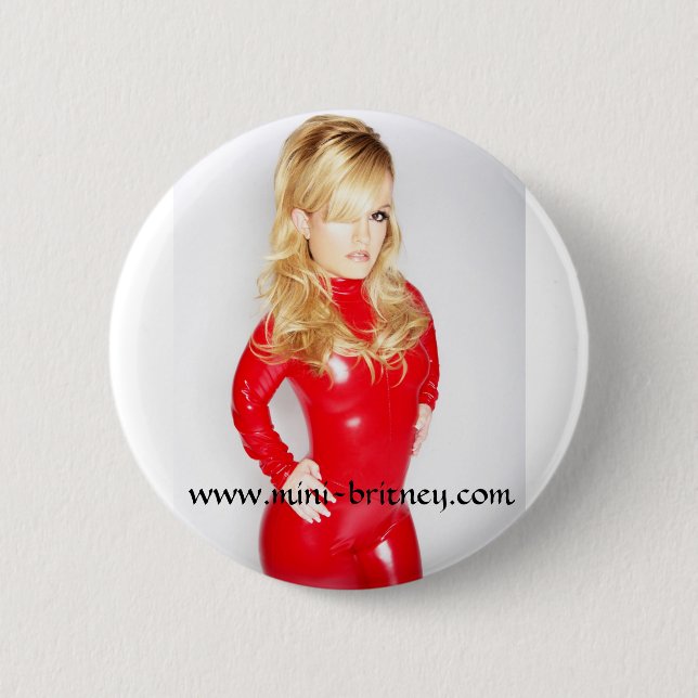 Mini-Britney Flair Pinback Button (Front)
