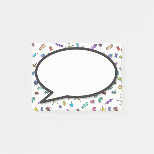 Mini Bugs and Mini Beasts Speech bubble Post_it Notes