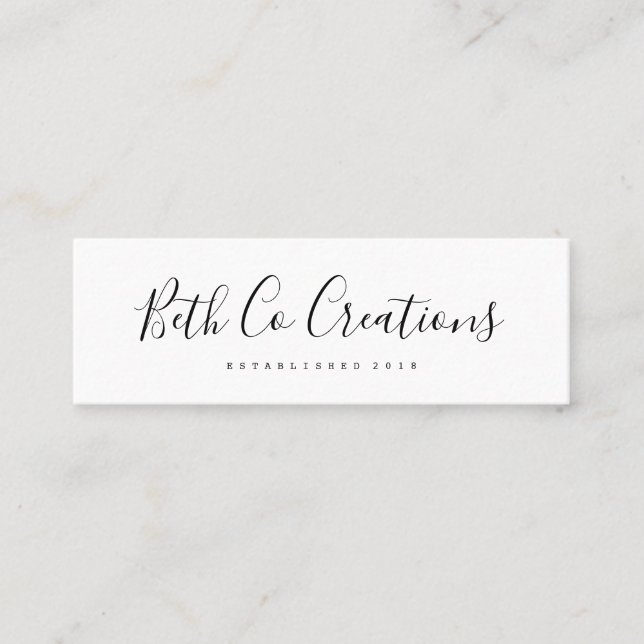 Mini Business Card (Front)