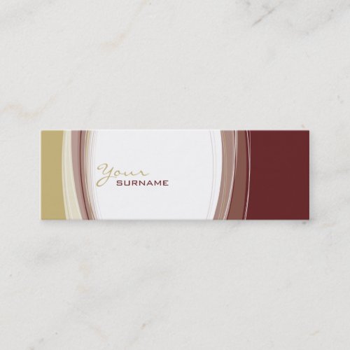 MINI BUSINESS CARD :: curves 10