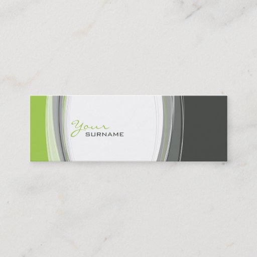 Customizable MINI BUSINESS CARD :: curves 7