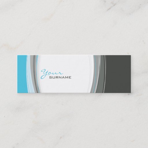 Customizable MINI BUSINESS CARD :: curves 9