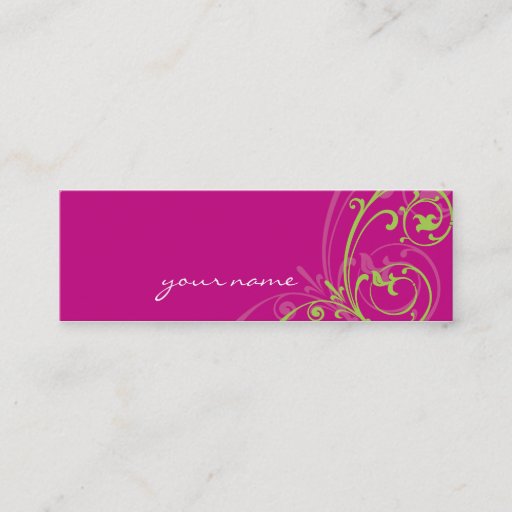 Customizable MINI BUSINESS CARD :: fabulously 1