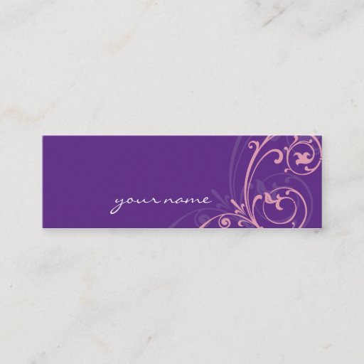 Customizable MINI BUSINESS CARD :: fabulously 2