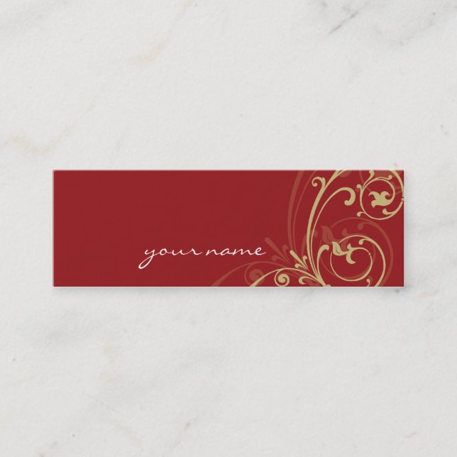 MINI BUSINESS CARD :: fabulously 3 (Front)