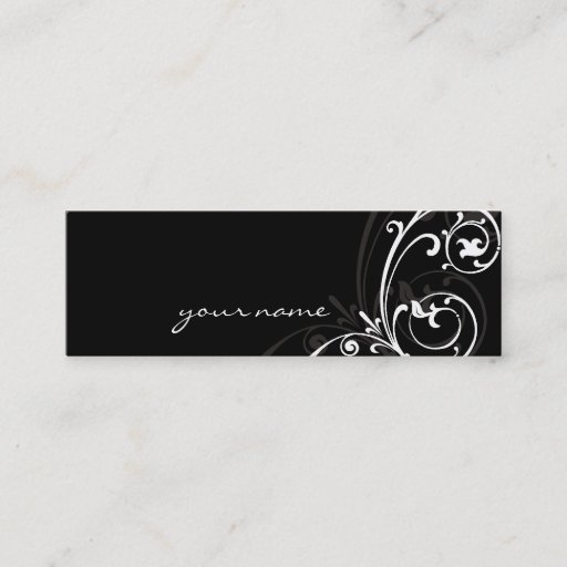 Customizable MINI BUSINESS CARD :: fabulously 6