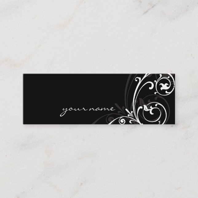 MINI BUSINESS CARD :: fabulously 6 (Front)