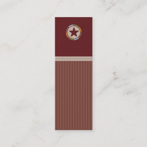 Customizable MINI BUSINESS CARD :: lonestar 2