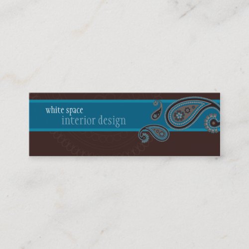 MINI BUSINESS CARD :: paisley 1