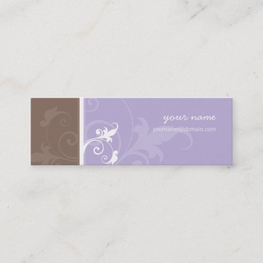 Customizable MINI BUSINESS CARD :: verve 5