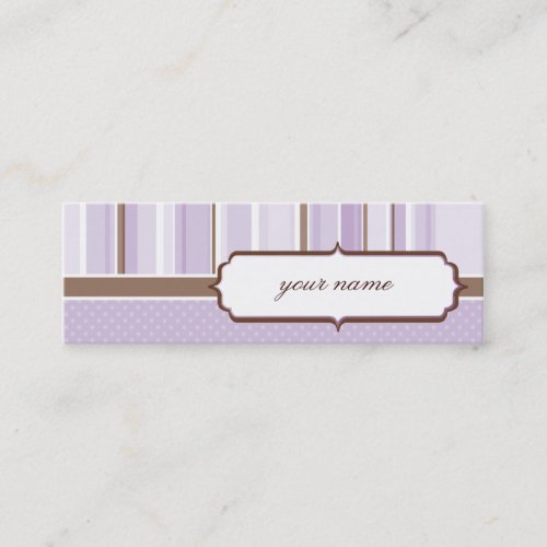 MINI BUSINESS CARD :: vintage 1