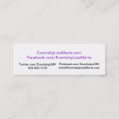 Mini Business Cards (Back)