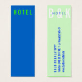Mini Business Cards Hotel (Front & Back)
