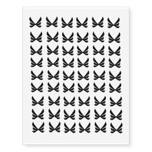 Mini Butterflies Wings Temporary Tattoos