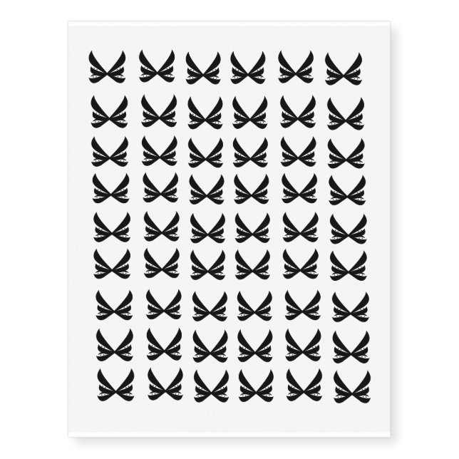 Mini Butterflies Wings Temporary Tattoos (Front)