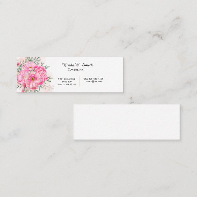 Mini Calling Card (Front/Back)