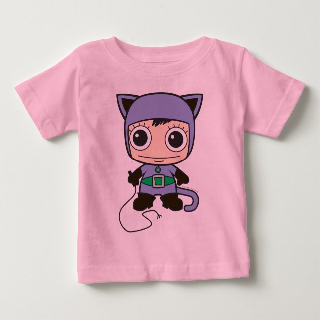 Mini Cat Woman Baby T-Shirt (Front)