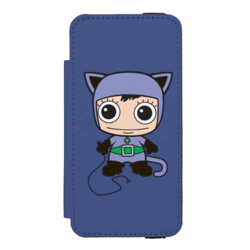 Mini Cat Woman Wallet Case For iPhone SE55s