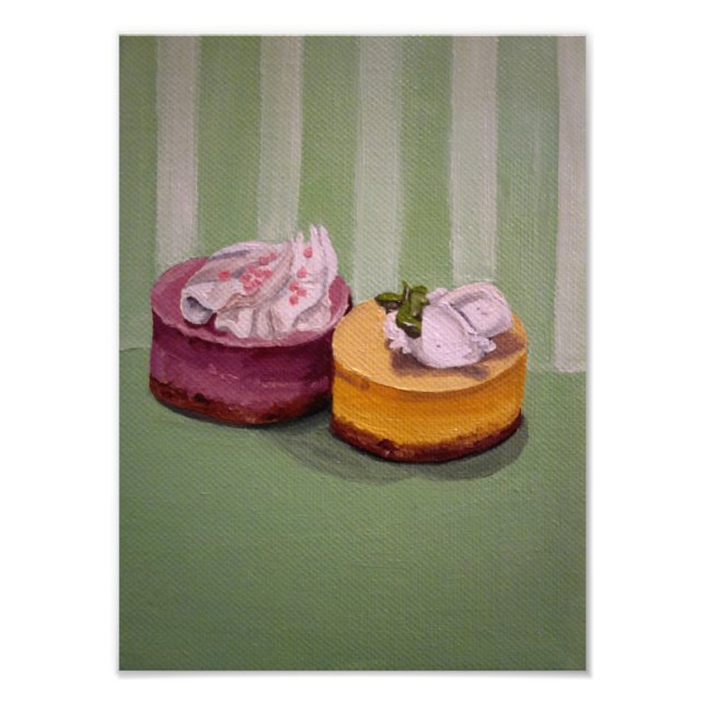 Mini Cheesecakes Photo Print (Front)