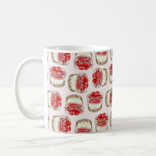 Mini Cherry Cheesecakes - Pink Mug