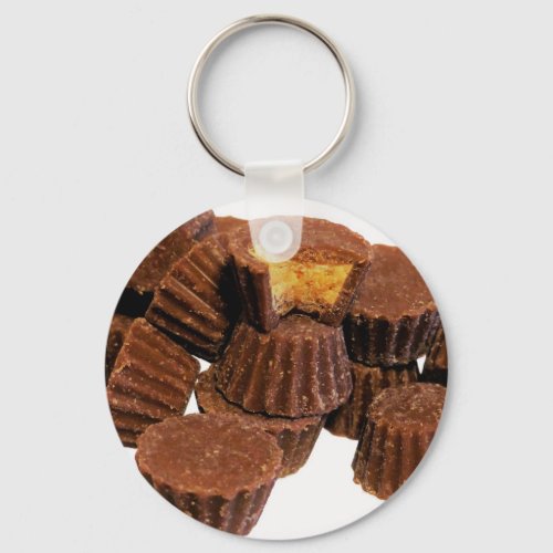 Mini Chocolate and Peanut Butter Treats Key Chain