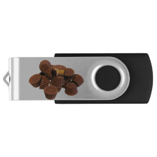 Mini Chocolate and Peanut Treats Flash Drive