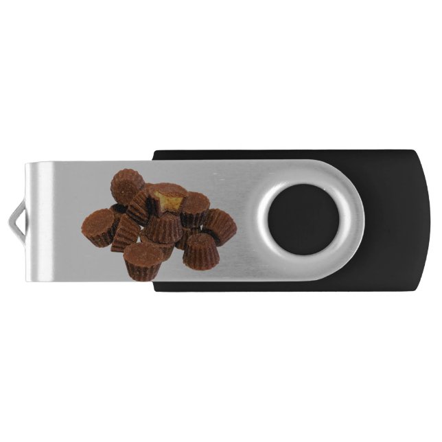 Mini Chocolate and Peanut Treats Flash Drive (Back)