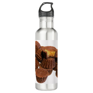 Mini Chocolate and Peanut Treats Stainless Steel Water Bottle