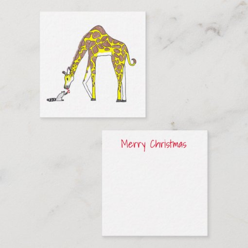 Mini Christmas Card | Zazzle