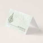 Mini Christmas Note Cards with Your Name