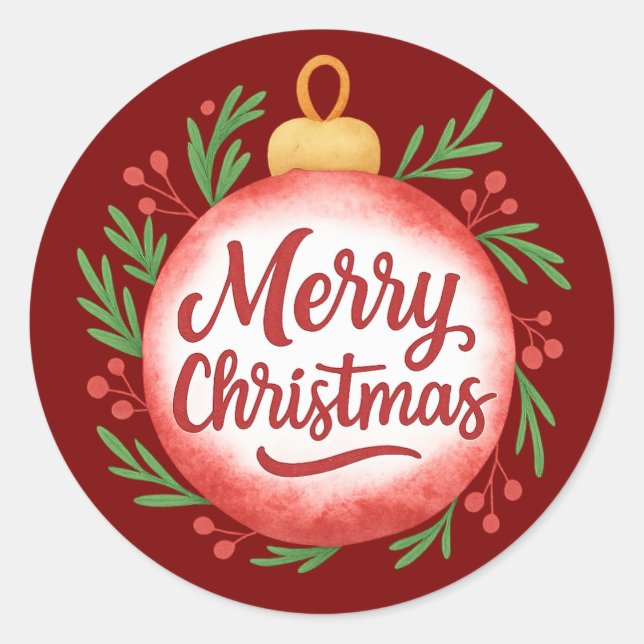Mini Christmas Sticker Set – Festive Holiday Sayin (Front)