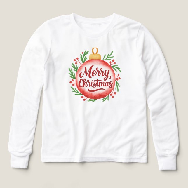Mini Christmas Sticker Set – Festive Holiday Sayin Tri-Blend Shirts (Design Front)