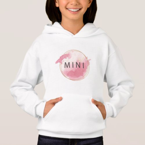 Mini Circle Watercolor Shirt mommy and me match