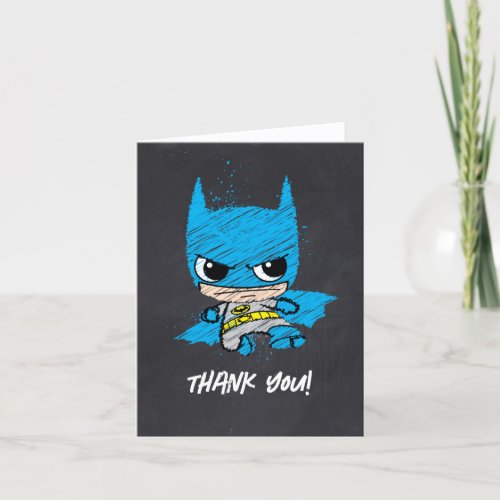 Mini Classic Batman Sketch Birthday _ Thank You