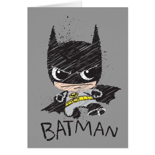 Mini Classic Batman Sketch Cards (Front)