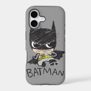 Mini Classic Batman Sketch iPhone 17 Case