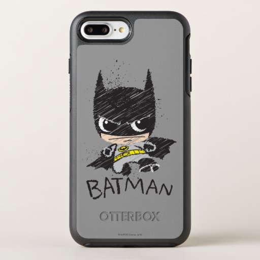 Mini Classic Batman Sketch OtterBox Symmetry iPhone 8 Plus/7 Plus Case