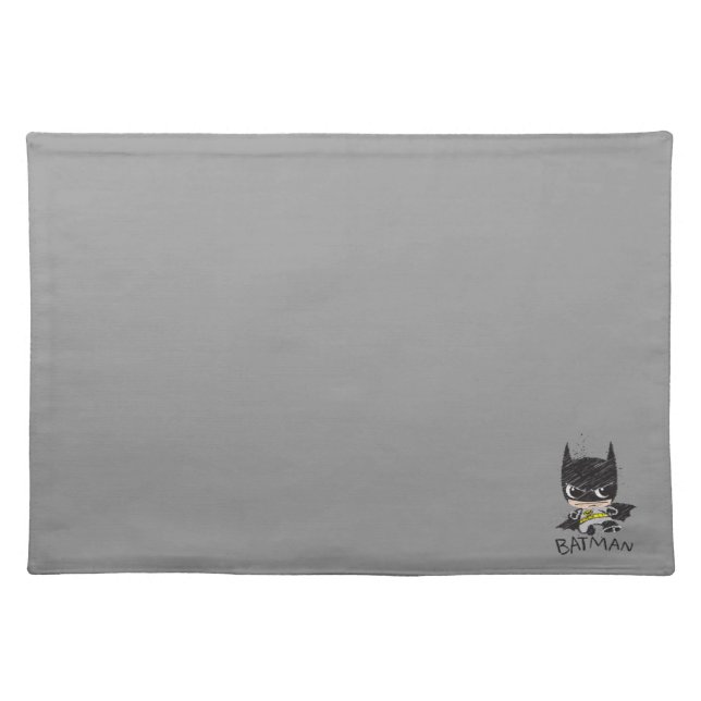 Mini Classic Batman Sketch Placemat (Front)
