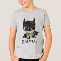 Mini Classic Batman Sketch T-Shirt