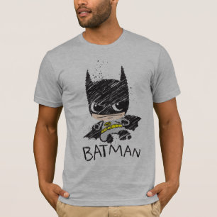 Mini Classic Batman Sketch T-Shirt